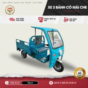 Xe điện 3 bánh có mái che